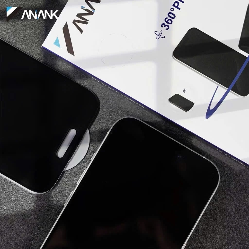 Anank 2.5D 5X Reinforced 360° Privacy Screen Protector for iPhone 17 Series