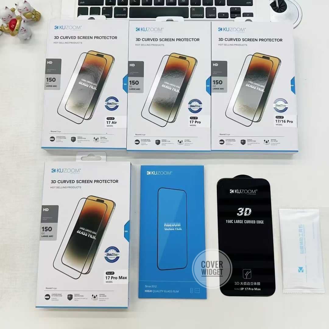 Kuzoom HD 3D Curved screen Glass Protector for iPhone