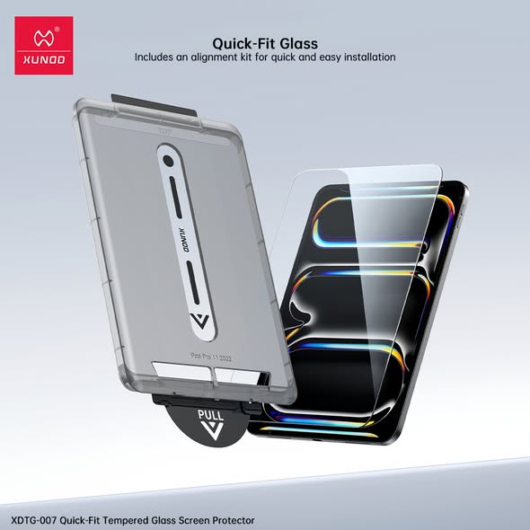 Xundd  Ultra Quick-Fit Glass Tempered Glass flim For iPad series
