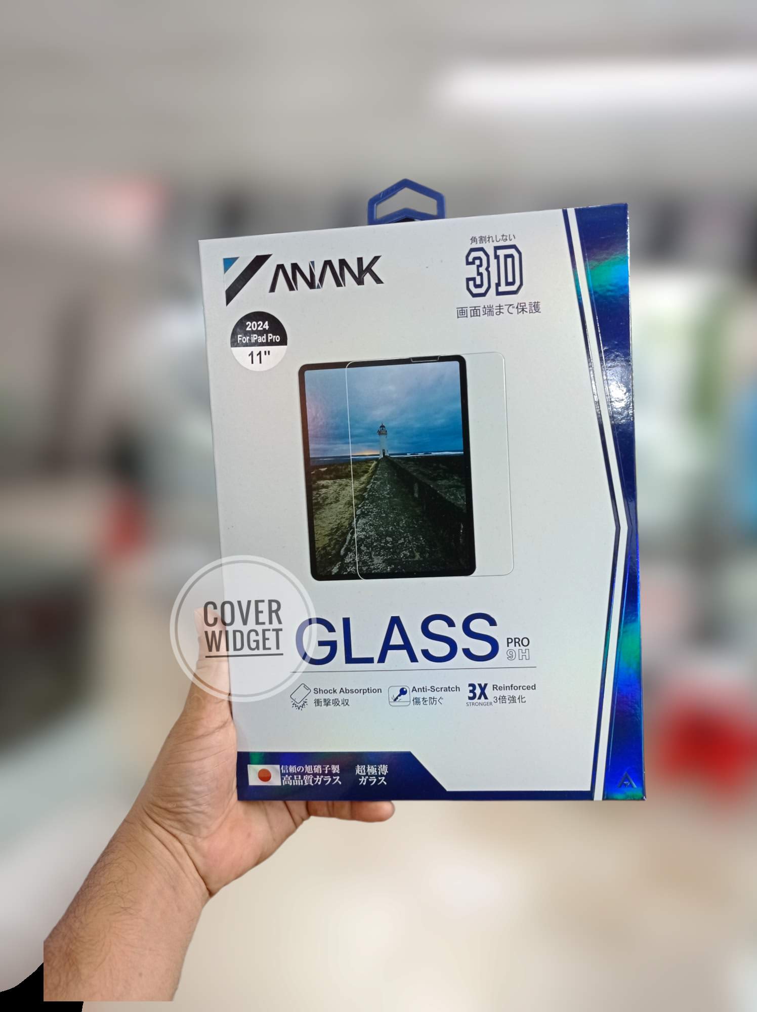 Anank 3D Glass Tempered Glass flim For iPad series.