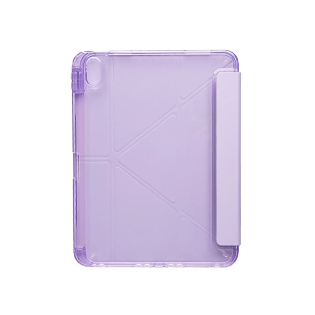 Neon Leather Flip Transparent Case for iPad