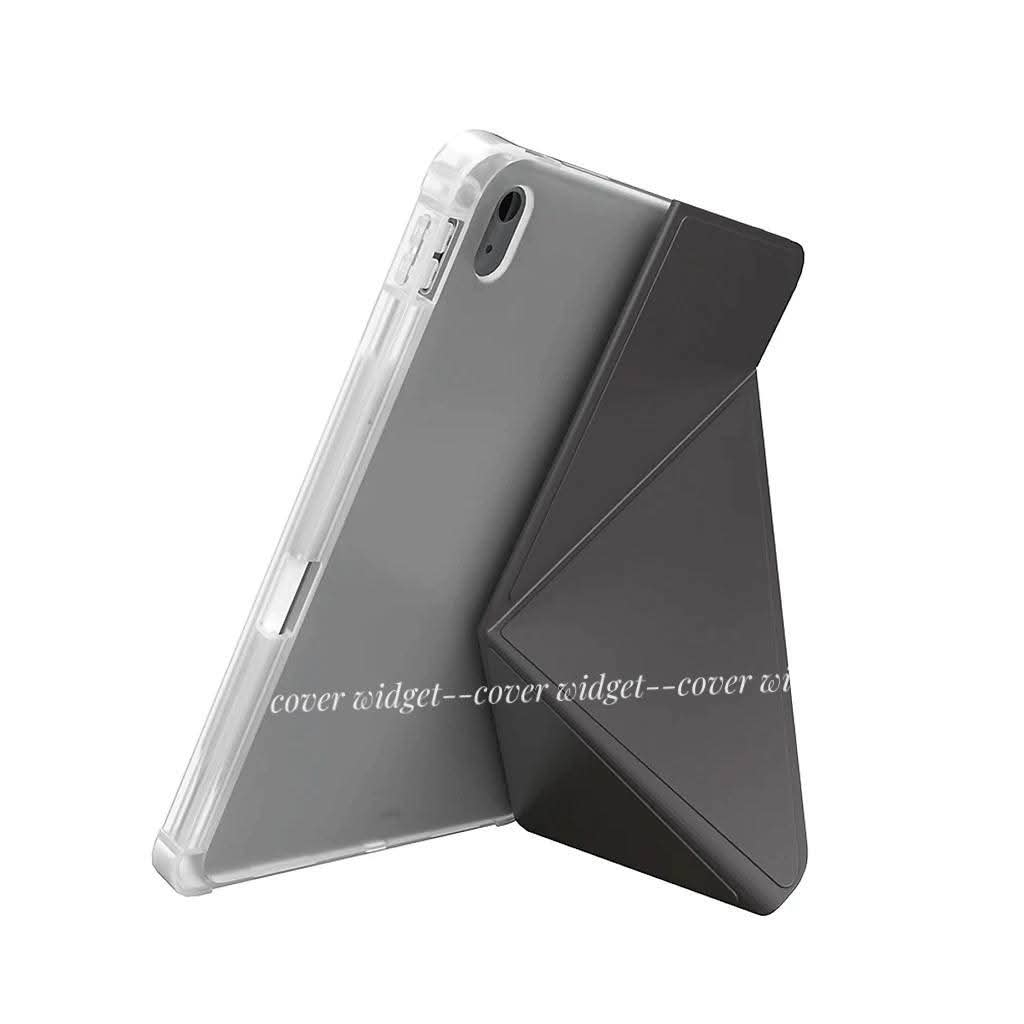 WiWU Classic 3 TPU Shell Standing Flip Cover Back Part Clear Case With Pencil Holder cover for ipad series.