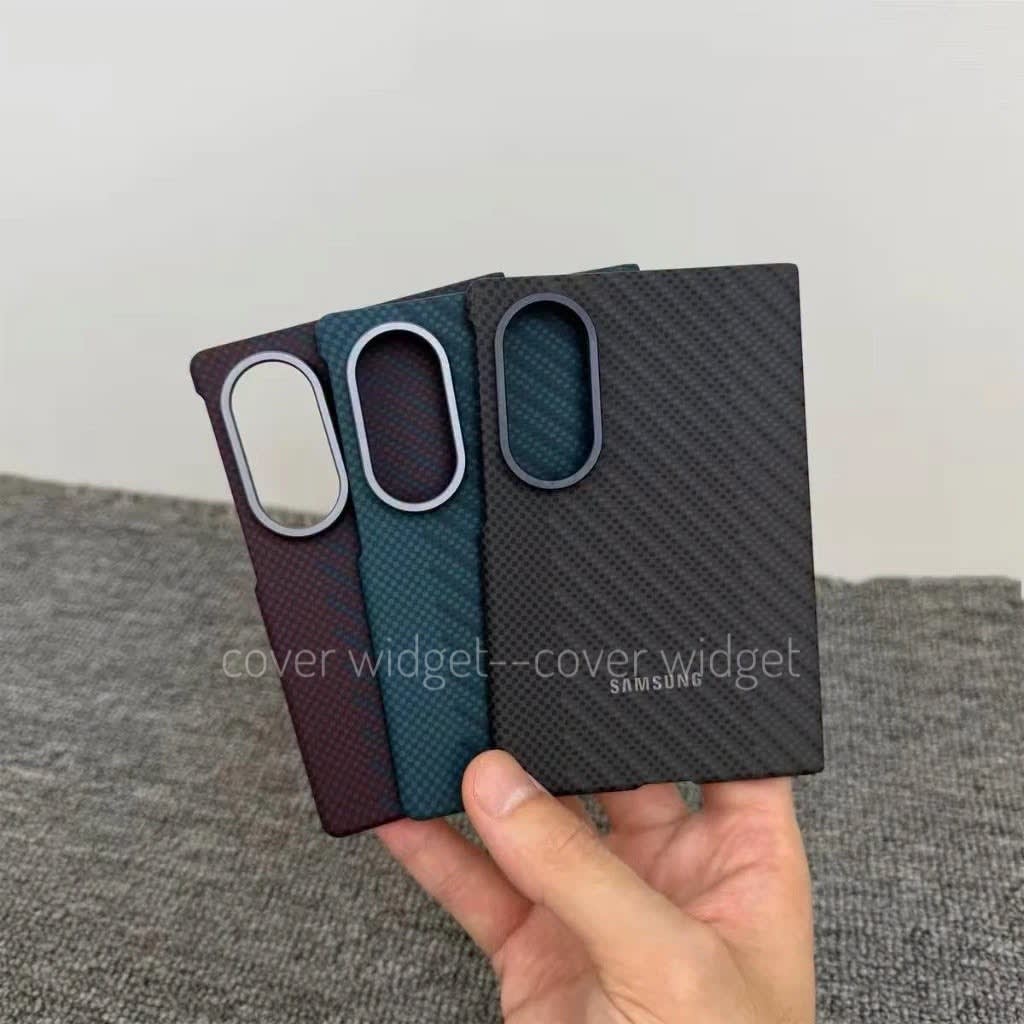 Carbon Maganite Magsafe with Tempered Glass cover For Galaxy Z Fold 8