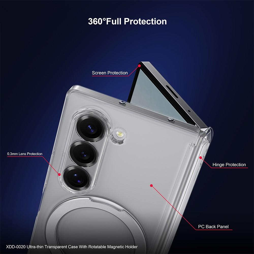 XUNDD Anti-Drop MagSafe Kickstand PC Clear Cover For Samsung Galaxy Z fold 8 Ultra