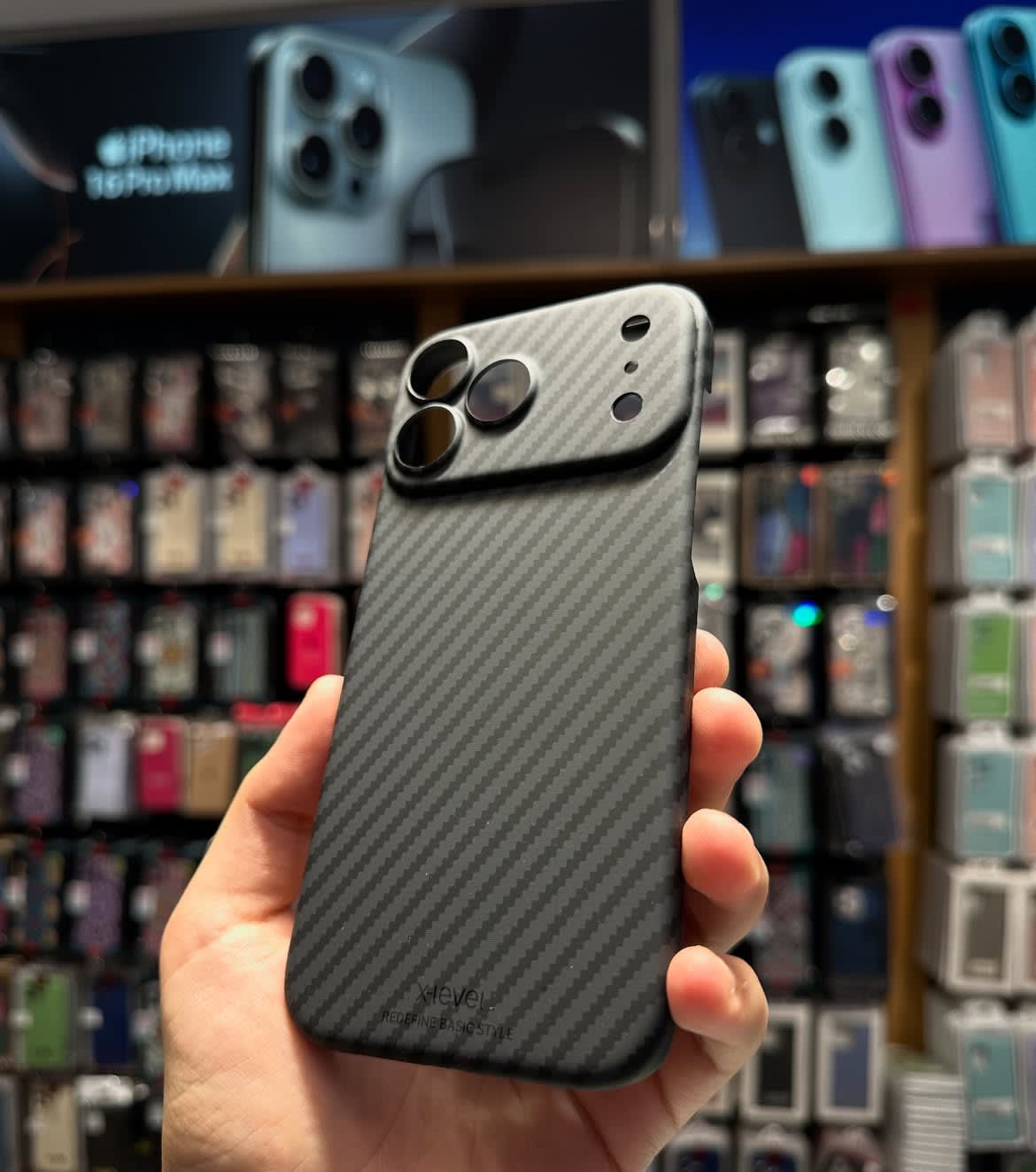 X Level Silm Carbon New iPhone 17 ProMax CASE✨