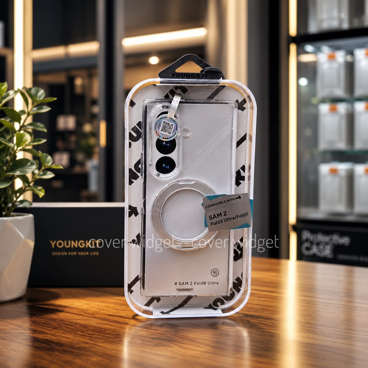 YOUNGKIT 360° Mattel kickstand Clear MagSafe Ultimate Protection Meets Modern Design Case for Samsung Galaxy Z Fold 8 Ultra
