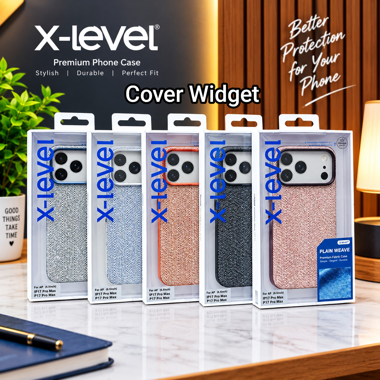 X-level Plain Weave Herringbone Pattern Phone Case
