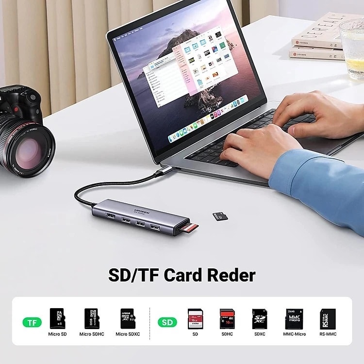 UGREEN CM511 6-in-1 USB C to USB Hub