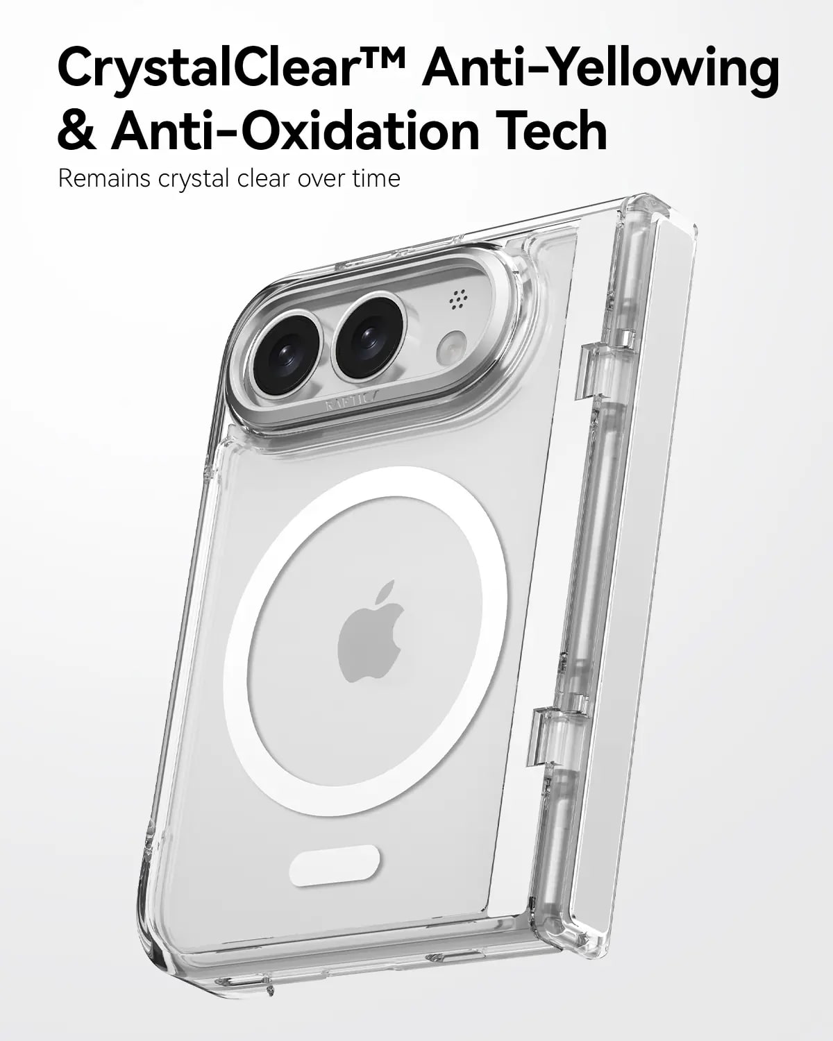 Raptic AIR CLEAR MagSafe case For iPhone Duo