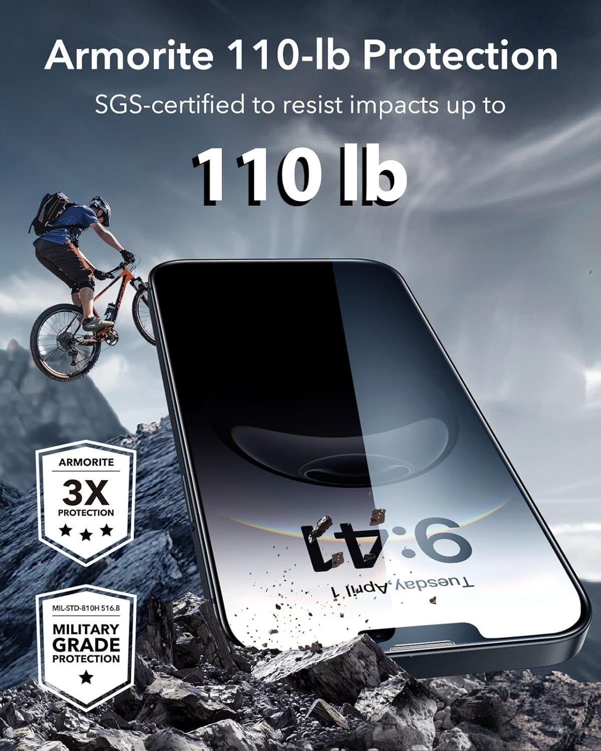 ESR UltraFit 7X Armorite Privacy Screen Protector for iPhone 18 Pro Max 2 pcs