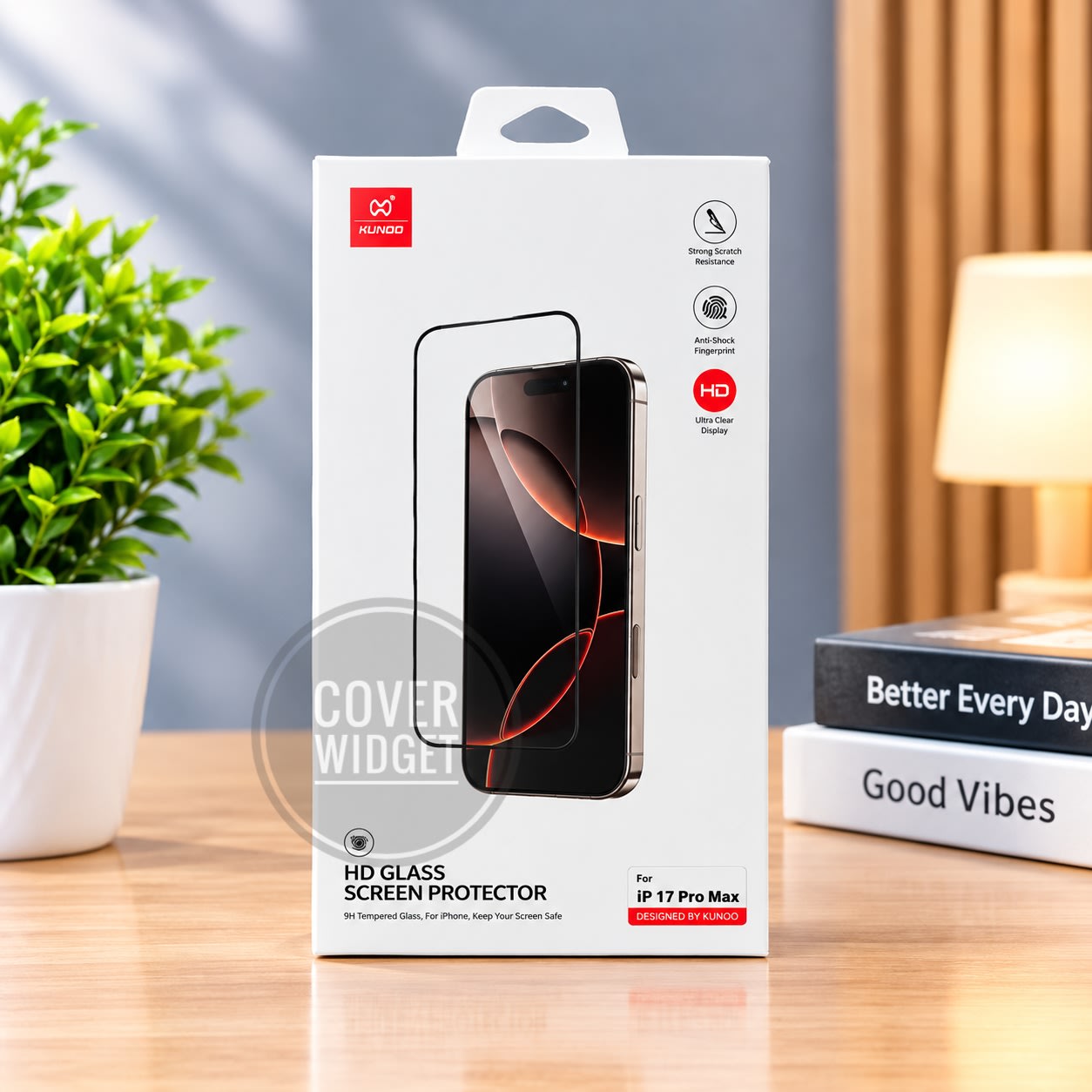 XUNDD Axe HD Clear Full Adhesive Tempered Glass for iPhone 18 Pro Max