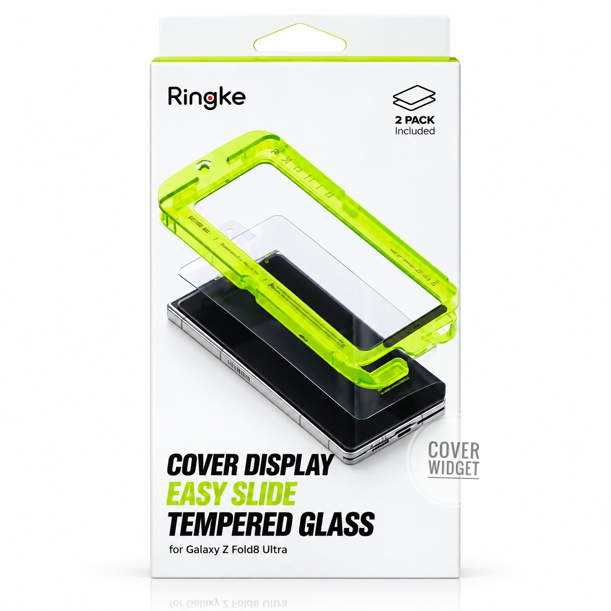 Ringke 9H Easy Slide Clear Screen Protector for Galaxy Z Fold 8 Ultra (2Pcs Pack)