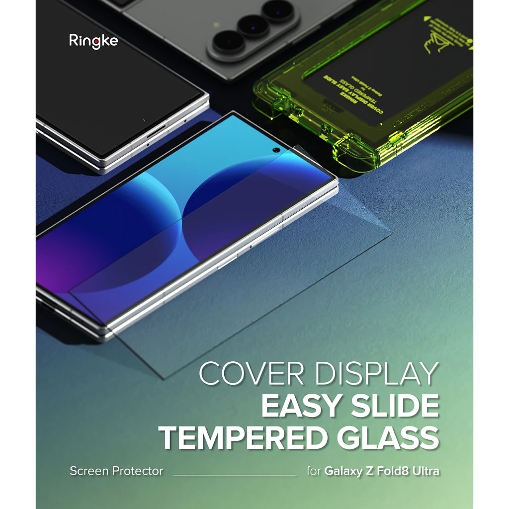 Ringke 9H Easy Slide Clear Screen Protector for Galaxy Z Fold 8 Ultra (2Pcs Pack)