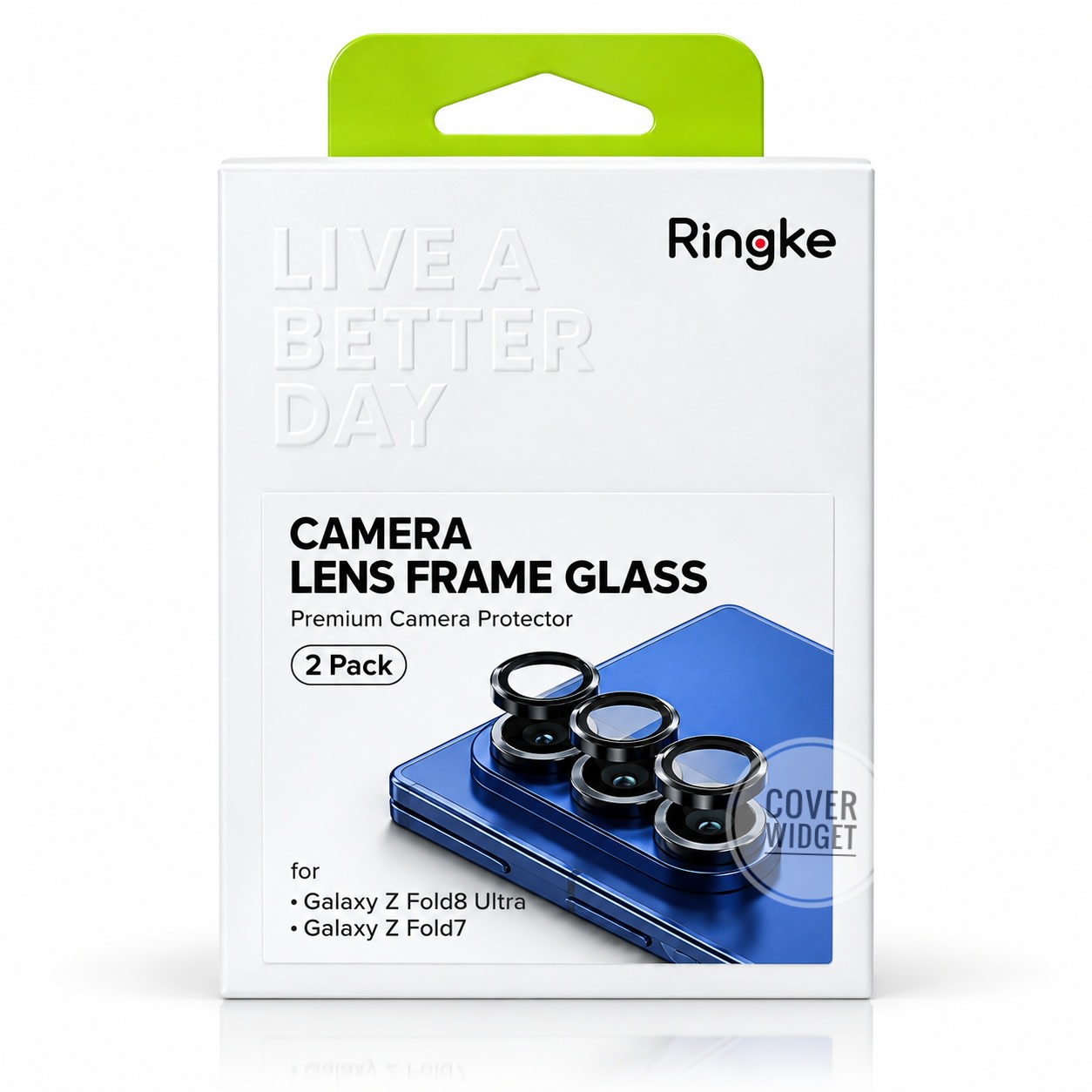 Ringke Camera Lens Frame Glass Screen Protector for Galaxy Z Fold 8 Ultra (2Pcs Pack)