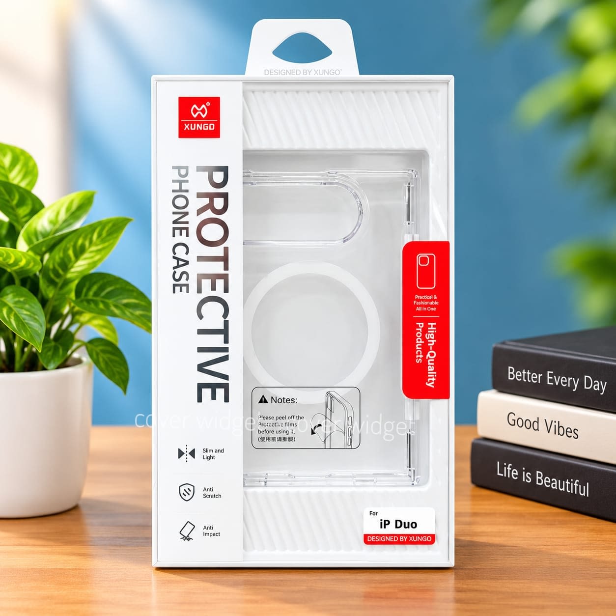 XUNDD Anti-Drop MagSafe PC Clear Cover For iPhone Duo