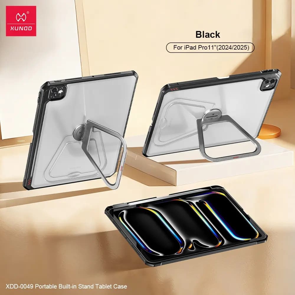 Xundd XDD-0049 Portable Built-in Stand Tablet Case for iPad