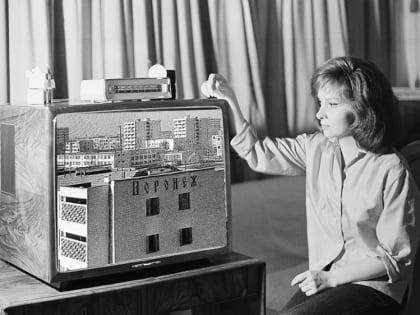 Телеэкраны в разных точках мира 55 лет назад показали людям Воронеж