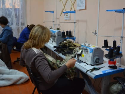 Жители села Мужичье инициировали пошив одежды и постельных принадлежностей для военных