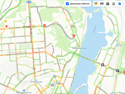Пятикилометровая пробка сковала Московский проспект в&nbsp;Воронеже