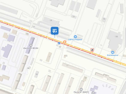 ДТП перекрыло движение в&nbsp;районе остановки в&nbsp;Воронеже