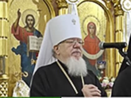 Сюжет телеканала "Союз": В праздник Собора Пресвятой Богородицы митрополит Воронежский Сергий возглавил служение Божественной литургии в Покровском соборе г. Воронежа
