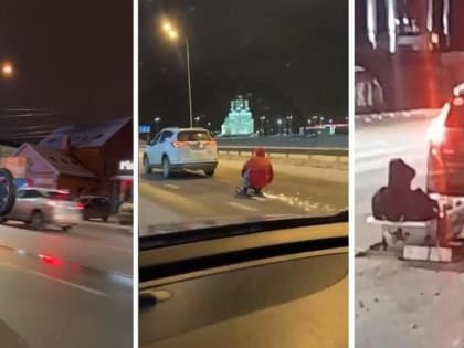 Новогодняя подборка экстремалов на дорогах Воронежа