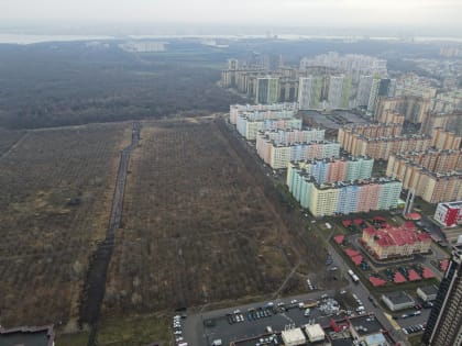 Как выглядит масштабная территория воронежского Яблоневого сада зимой