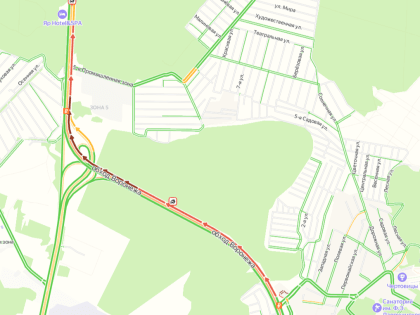 Несколько аварий вновь парализовали выезд из Воронежа