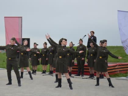 В Воронежской области провели Песенный марш