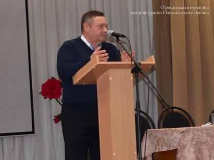 Глава Марьевского сельского поселения Анатолий Поротиков рассказал о развитии поселения и планируемых проектах