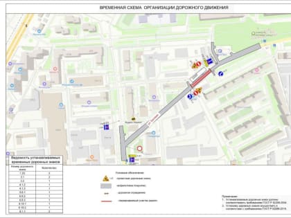 Почти на&nbsp;два дня перекроют движение на&nbsp;одной из&nbsp;улиц Воронежа