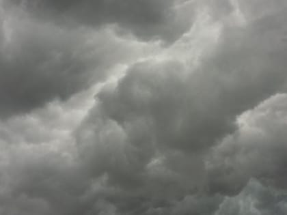 На улице Ильюшина в Воронеже во время непогоды упал столб