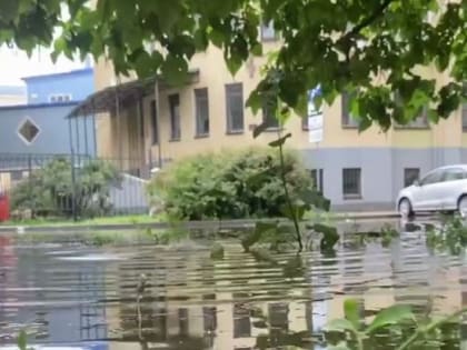 Воронежцы показали видео с последствиями сильнейшего ливня