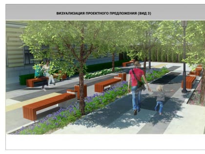 Вместо сквера воронежцам построили бетонную коробку с качелями