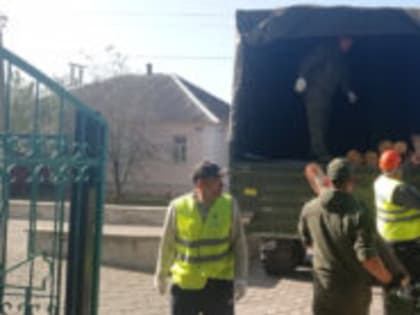 Строительные материалы и продукты питания переданы военнослужащим на СВО