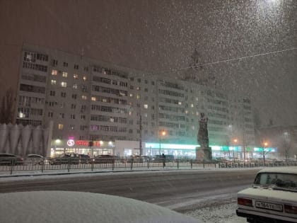 Первый снег накроет Воронеж в начале рабочей недели