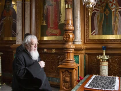 Митрополит Воронежский и Лискинский Сергий возглавил служение первой в наступившей святой Четыредесятнице Литургии Преждеосвященных Даров