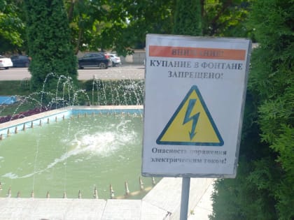 «Электрический фонтан-убийца?». Воронежцев удивило необычное предостережение