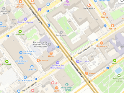 Светофоры отключат на&nbsp;пересечении воронежских улиц