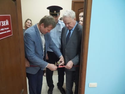 В краеведческом музее открылись залы, посвященные истории отдела МВД по Россошанскому району