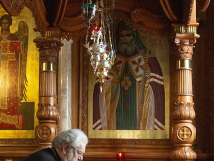 В Неделю о мытаре и фарисее, праздник Собора новомучеников и исповедников Церкви Русской, Правящий Архиерей возглавил торжественное богослужение в Благовещенском кафедральном собор
