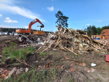 Сносят последнее здание, мешающее строительству Остужевской развязки