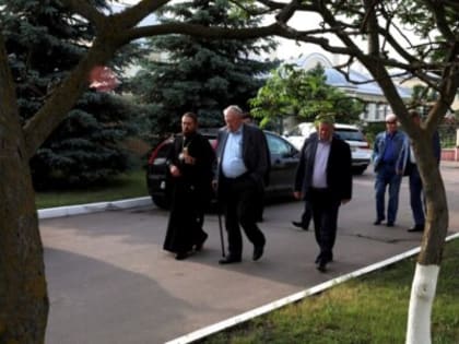 Правящий архиерей встретился с ктитором Ильинского кафедрального собора Н. М. Ольшанским