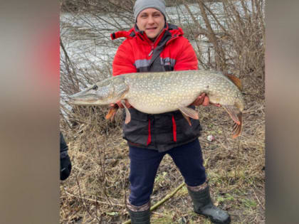 10-килограммовую щуку поймал воронежец на Битюге