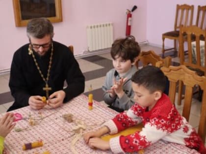 Общее знятие для воспитанников воскресной школы»Добро» в преддверии праздника Сретения Господня