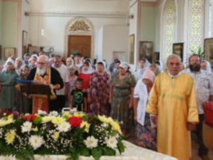 День памяти  великомученика Пантелеимона в храме Святого-Духа села Петренково