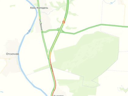 Из-за колонны ЧВК «Вагнер» на трассе М-4 «Дон» в Воронежской области образовалась пробка