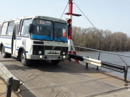 Закрыт понтонный мост между микрорайоном Шилово и селом Гремячье