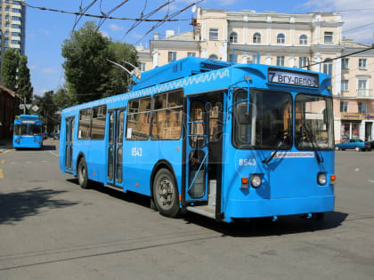Два троллейбусных маршрута в Воронеже приостановят