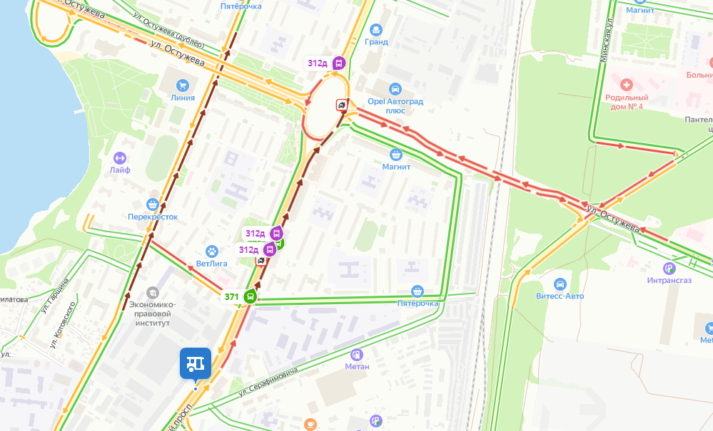 Остужевское кольцо воронеж схема проезда